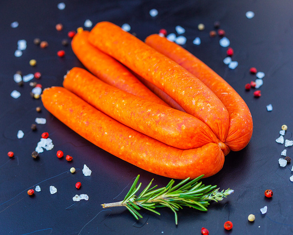Beef Sausages, Hot Chilli <br> (pack of 6)