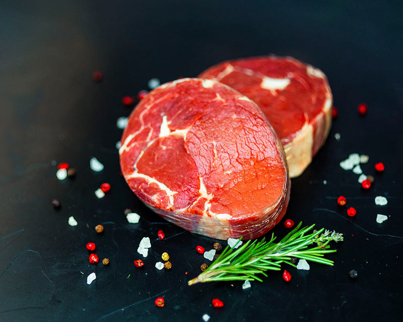 Beef Scotch Fillet Steak - 2 Pack <br> [Grain Fed Yearling] <br> (~650g pack)