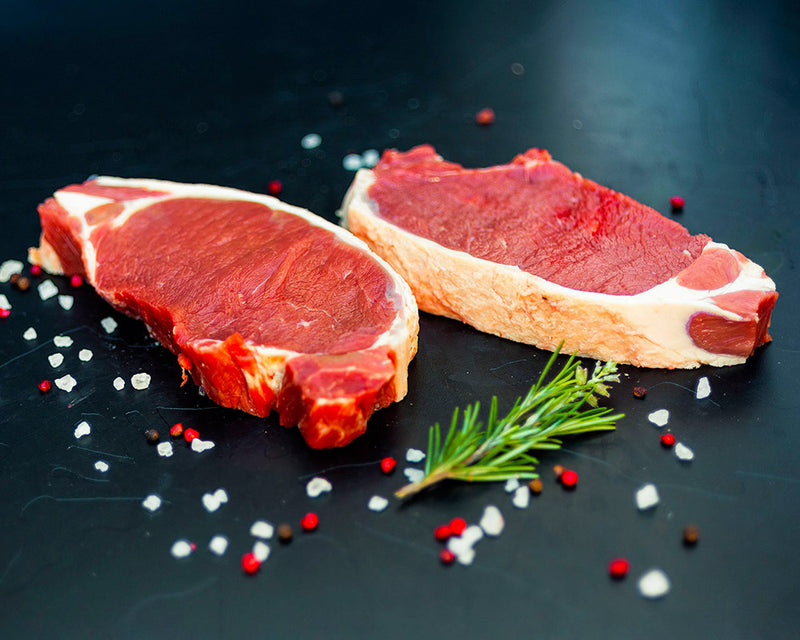 Beef Sirloin Steak - 2 Pieces <br> [Grain Fed Yearling] <br> (~650g pack)