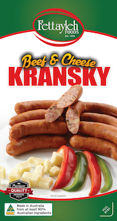 Kransky, Beef & Cheese, Fettayleh <br> (500g pack)