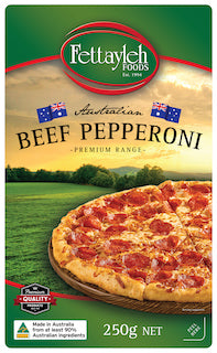 Beef Pepperoni, Fettayleh <br> (250g pack)
